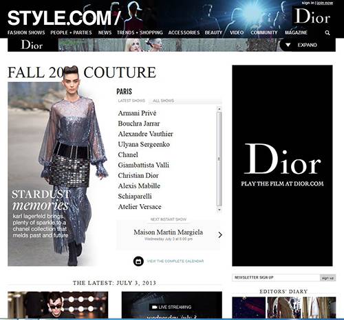 top fashion websites