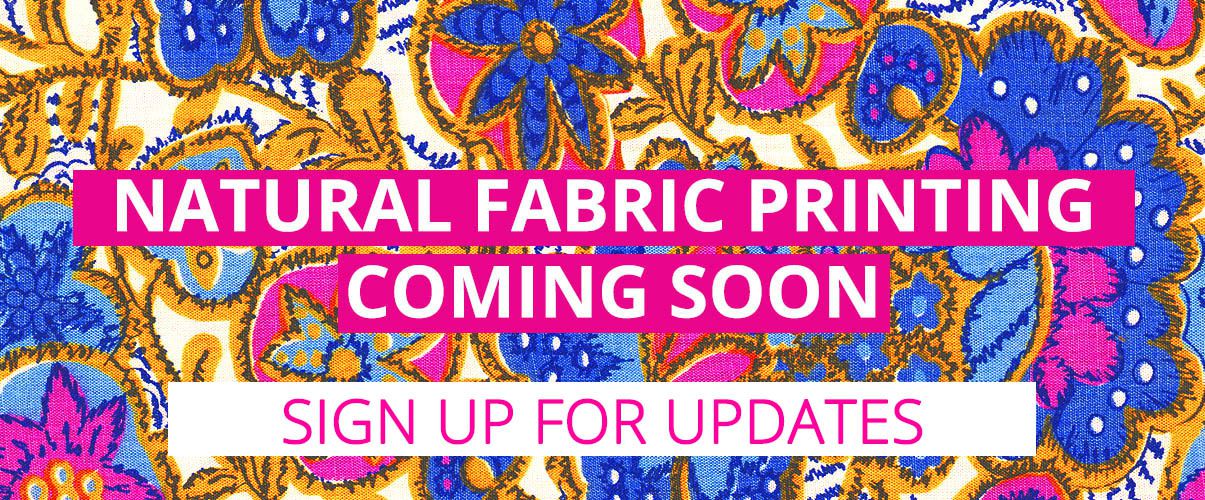 custom fabric printing, digital fabric printing, natural fabric