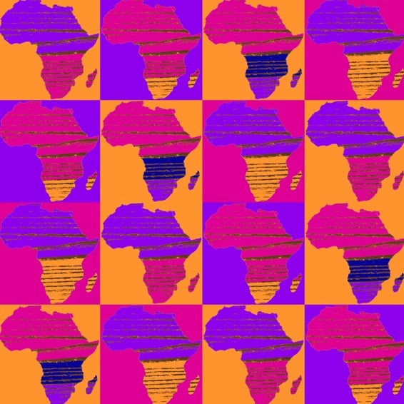 african fabric Diversity United pink fabric purple fabric yellow fabric tribal fabric design custom fabric printing