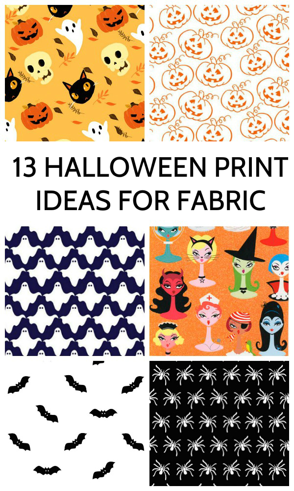 13 Halloween Prints Ideas for Fabric