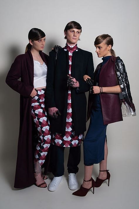 Fabric_printing_designer_nicolegoodman_gxxdman_design_collection_australia_burgandy_pants_mens_womens_dress_shirt