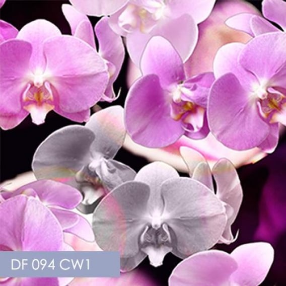 orchid print fabric world peace day