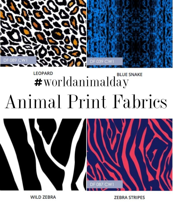 world animal day animal print fabrics 1
