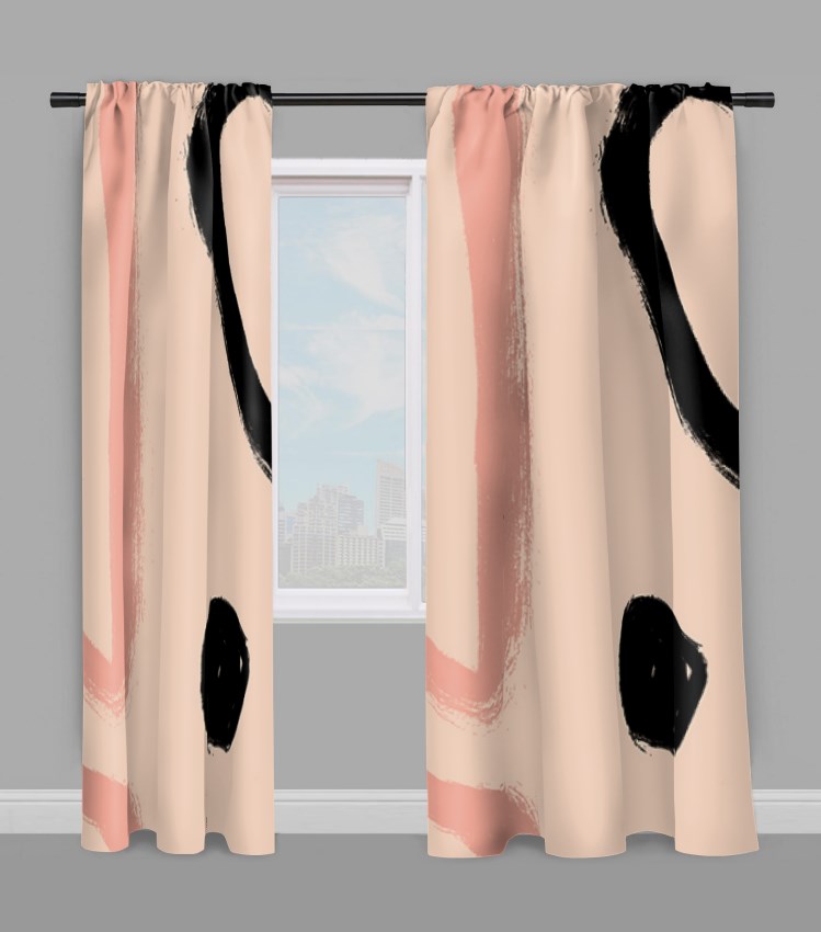 Hand Painted Curtains Custom Curtains Print Your Own