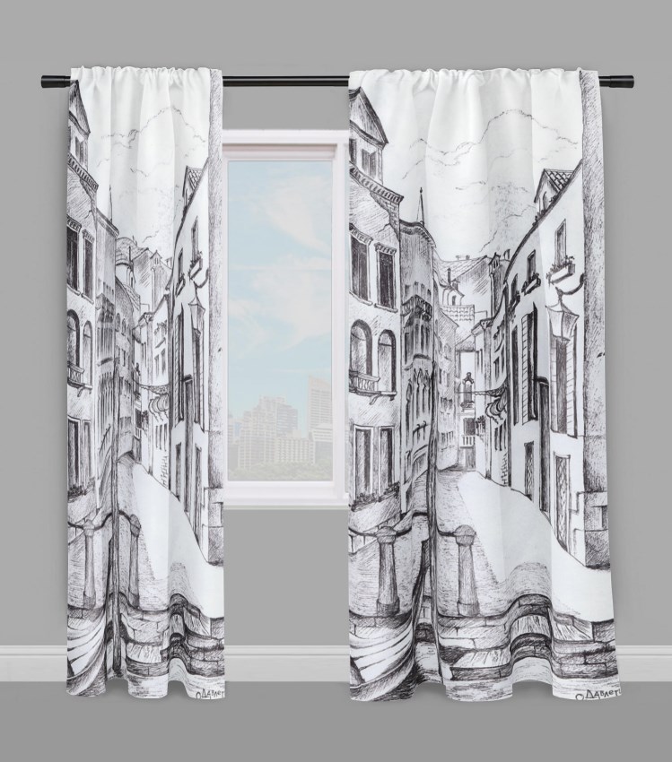 hand painted curtains_custom curtains_print art onto curtains