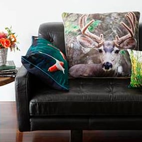 print photo of animals on to fabric_print photo on to fabric