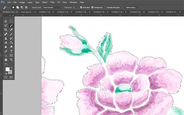 how to make a repeat patern_how to print fabric_rose fabric design_5