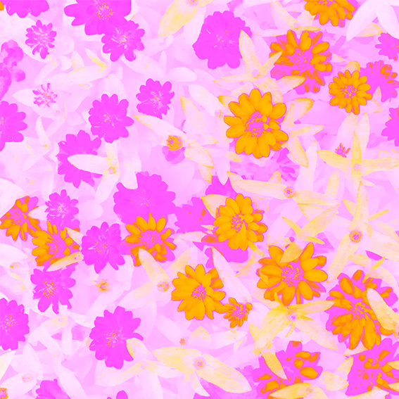 Sunshower_Custom Fabric Printing_Digital Fabrics_Floral Fabric_Colourful Floral Prints