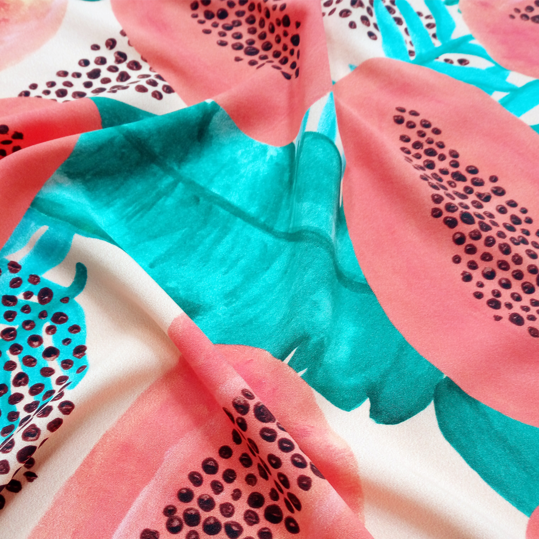 Digital Fabrics_custom fabric printing_Papaya Sundance_1