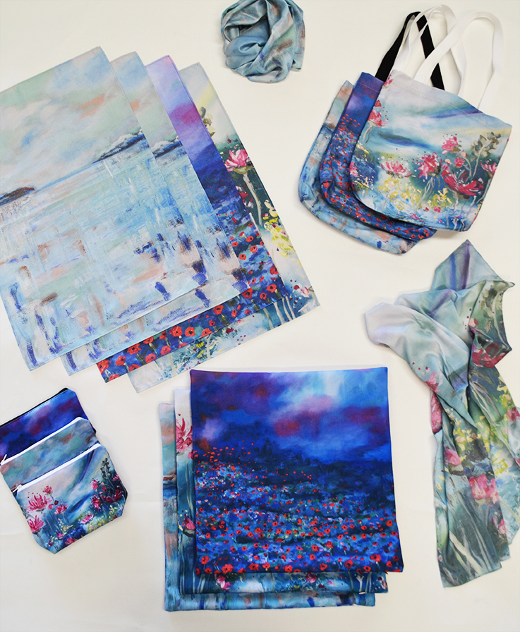 Digital printing and product manufacturing for artist Tanya  Krech