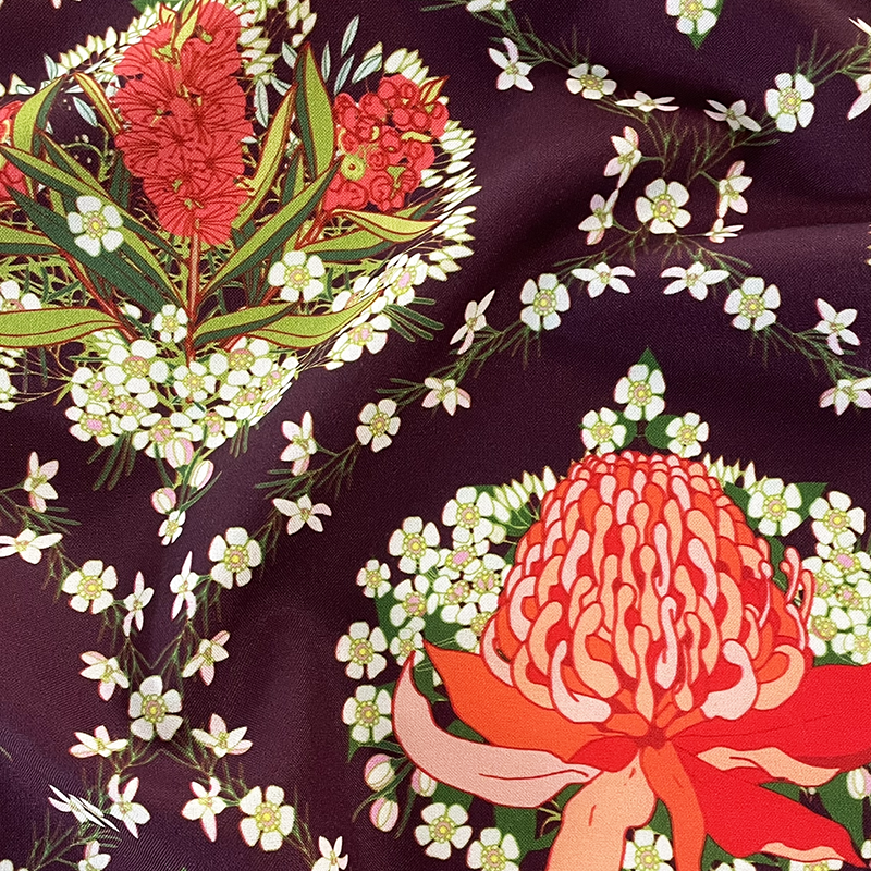 Digital Fabrics_ The Designer Project_Bright and bold Australian Floral