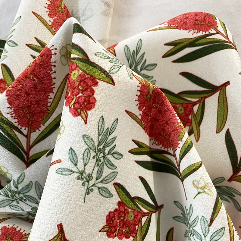 Digital Fabrics_The Designer Project_Australian Floral with Red Bottlebrush