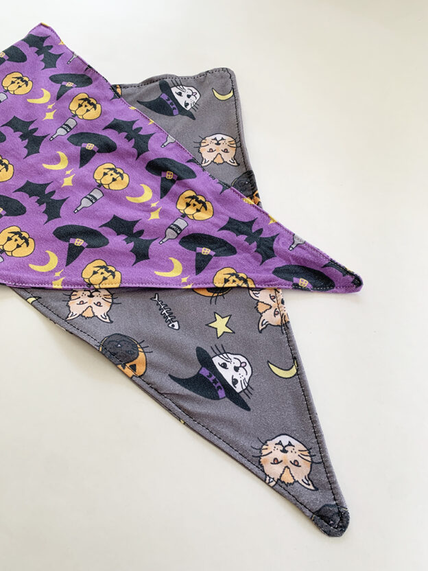 DIY Halloween Cat Bandanas Tutorial Digital Fabrics, Sydney