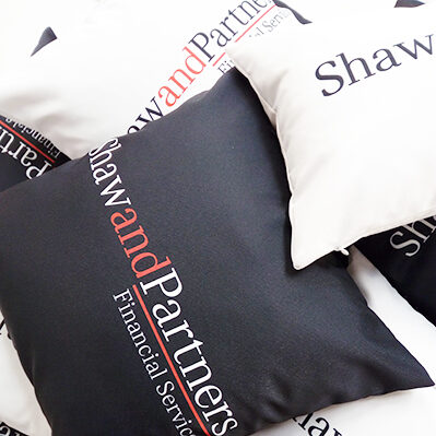 Custom printed and made cushions