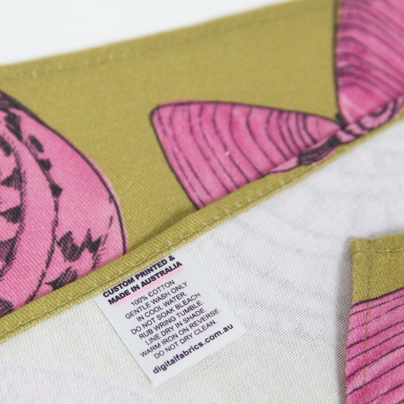 Custom printed and made tea towels Custom printed and made tea towels