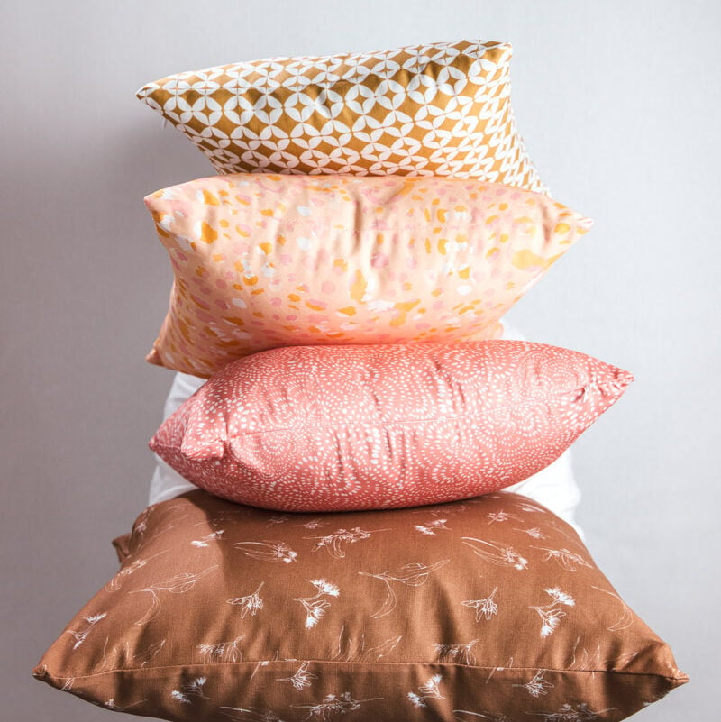 custom printed and made cushion covers
