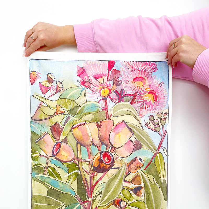 Custom Tea Towel Printing with Your Artwork & Logo Design