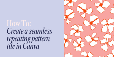 How to Create a Seamless Repeating Pattern Tile Using Canva - Digital ...