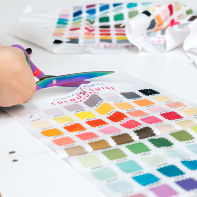 Colour samples Print your own fabric in bold and vibrant colours