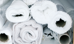 Rolls of fabric