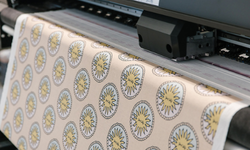 Fabric being printed