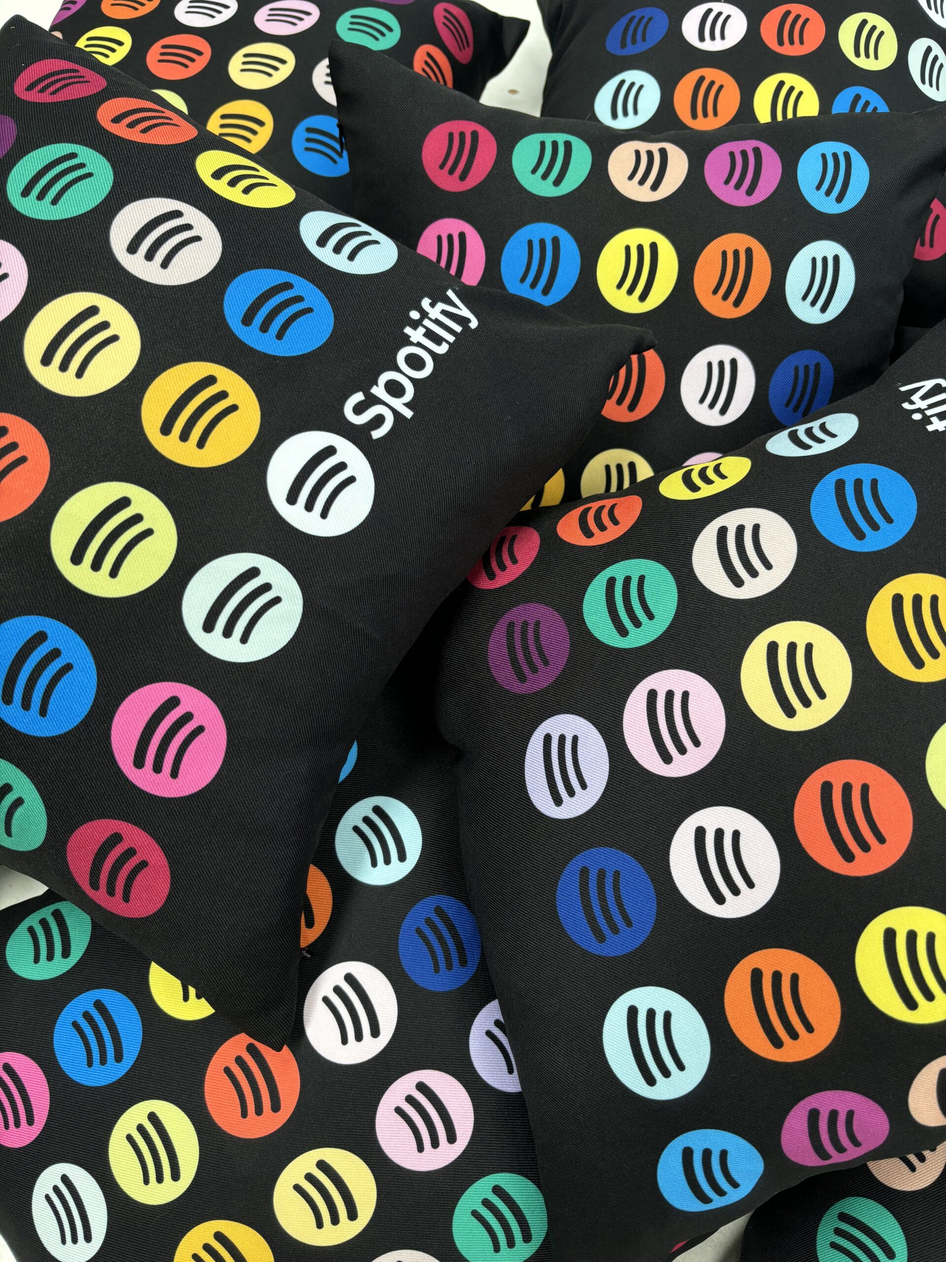 Custom cushions order printed for a Sydney event